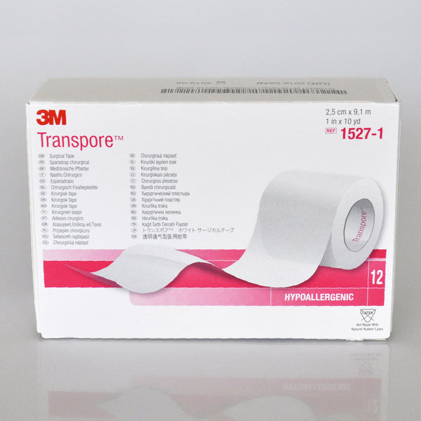 Transpore Fixierpflaster Kunststoff 12 Stück