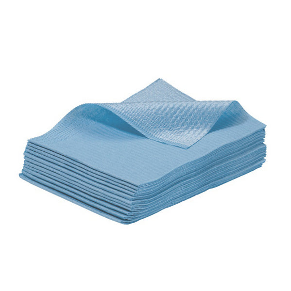 Dentalservietten plastifiziert  3-lagig 33x45cm 500 Stück