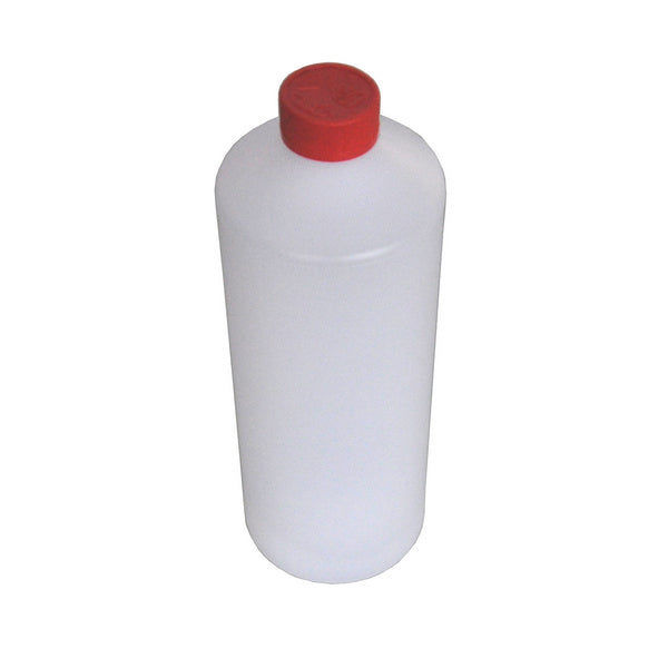 Rundflasche für Reinigungsmittel, mit Verschluss, 1 Liter