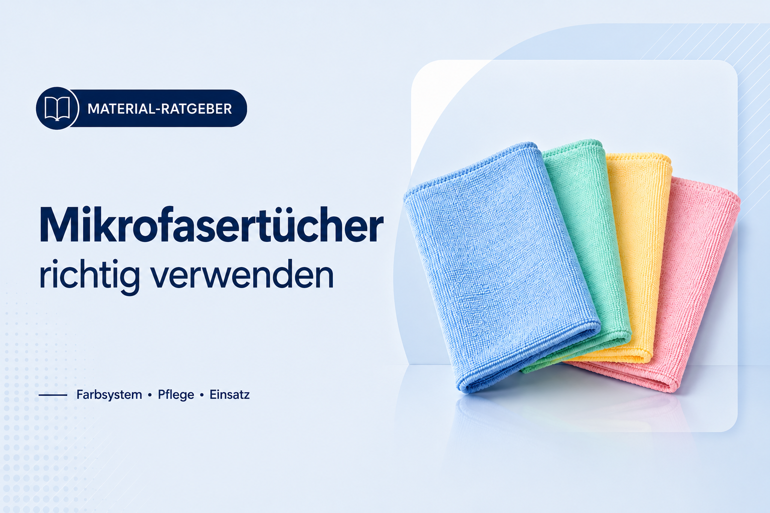 Mikrofasertücher richtig verwenden: Profi-Tipps für Reinigung, Farbsystem und Pflege