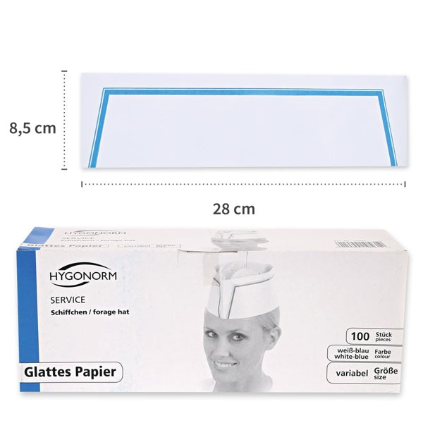 HYGOSTAR Schiffchenmütze "bestprice" (100 Sütck)