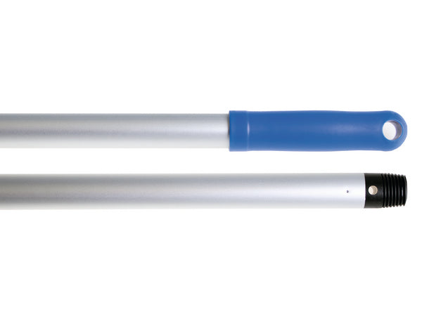 Aluminiumstiel 150 cm, Ø 23,5 mm, mit Lochung und DIN-Gewinde,