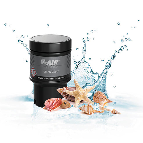 Kartusche für Lufterfrischer V-Air Solid Vectair Ocean Spray (6 Flaschen)
