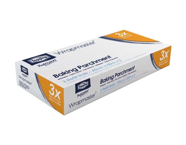 Backpapier für Wrapmaster 4500, 45 cm × 50 m, braun (3 Rollen)