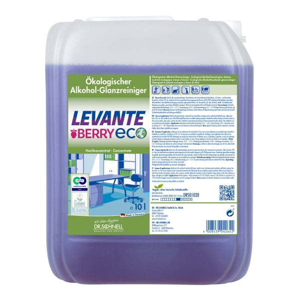 LEVANTE BERRY Eco Alkohol Glanzreiniger 10 Liter