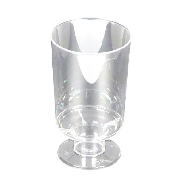 Weinbecher, zerbrechlich, glasklar, geeicht