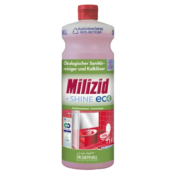 MILIZID SHINE ECO Sanitärreiniger und Kalklöser (12 Stück)