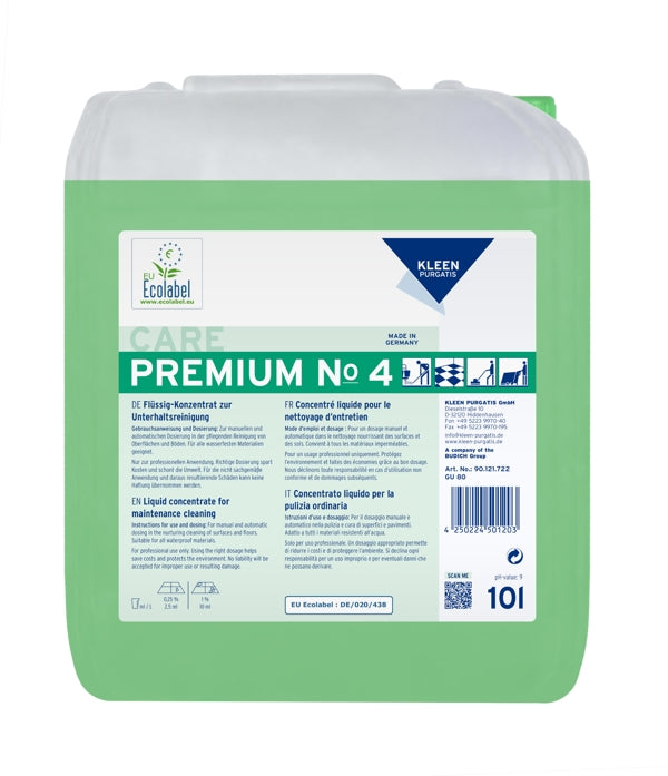 Kleen Purgatis PREMIUM NO.4 Wischpflege (10 Liter Konzentrat)
