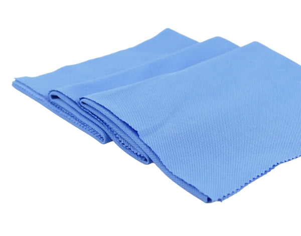 Microfasertuch Glanz Glas Profi 50 × 70 cm, 200 g/m2, blau (10 Stück)