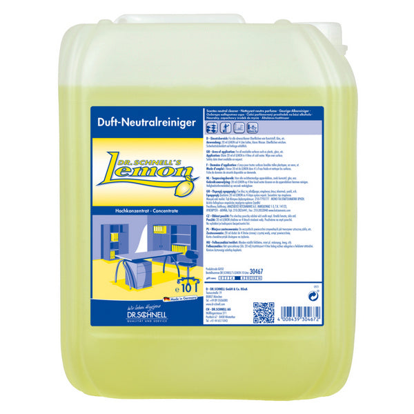 DR. SCHNELL'S LEMON Duft Neutralreiniger 10 Liter