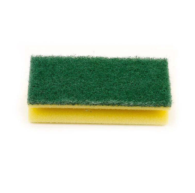 Spugna grip, giallo/verde, 15 x 6,8 x 4,5 cm, 10 pezzi