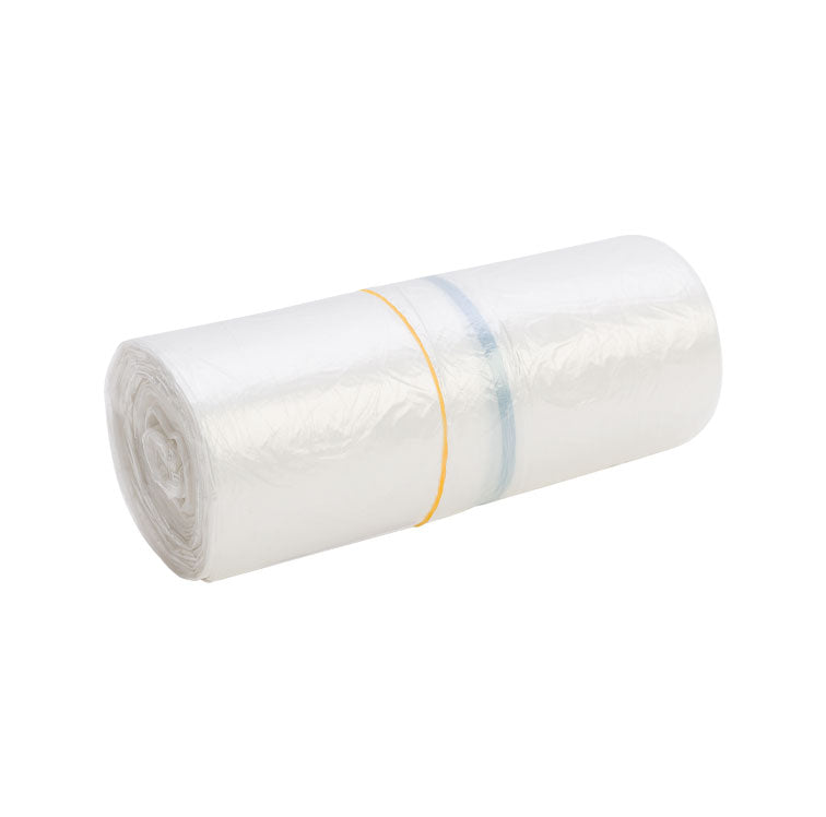 Mehrzweckbeutel 33l aus HDPE transparent mit Bindeband (Rolle zu 50 Sack)